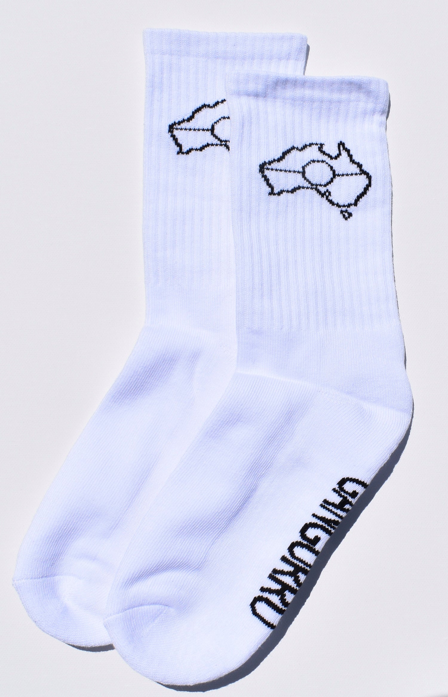 Australia Socks White (2 pairs)