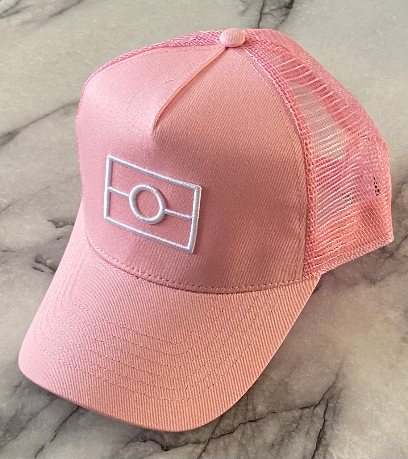 Pink Flag trucker cap